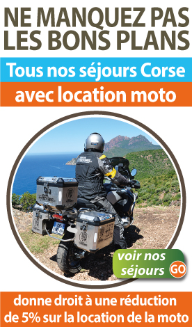 séjours moto en Corse