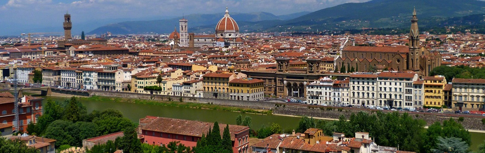 voyage à moto en Toscane, la ville de Florence