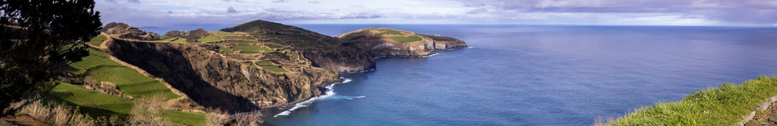 voyage à moto aux Açores, vue de Santa Iria